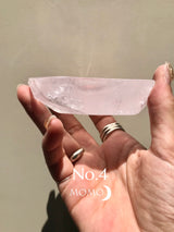 【MOMOMOON】Madagascar Rose quartz candy cup【No.4】