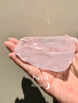 【MOMOMOON】Madagascar Rose quartz candy cup【No.4】