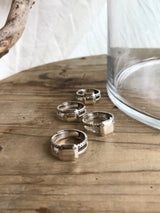 【お好きな刻印お入れします】Original Message series - Square Ring -