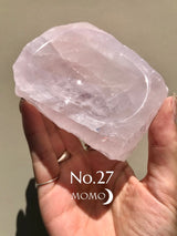 【MOMOMOON】Madagascar Rose quartz candy cup【No.27】