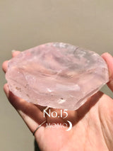 【MOMOMOON】Madagascar Rose quartz candy cup【No.15】