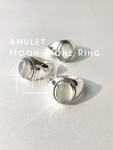 Amulet Moon Stone Ring
