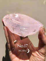 【MOMOMOON】Madagascar Rose quartz candy cup【No.17】