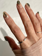 size:11号,13号/ 3mm Bold cut Open Ring