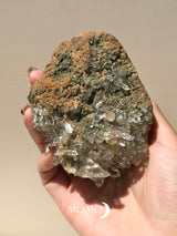 【MOMOMOON】Manihar chlorite in Quartz cluster 412.4g 【2】