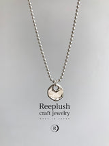 両面刻印【お好きな刻印お入れします】Melted plate - Coin - 【N0.15-D 】