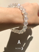 【MOMOMOON】quality:AA Rainbow Moon stone Bracelet/India