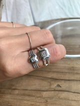 【お好きな刻印お入れします】Original Message series - Square Ring -