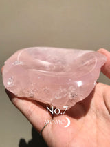 【MOMOMOON】Madagascar Rose quartz candy cup【No.7】