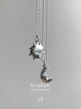 【craft series】Sun&Moon Pendant top 【No.12】