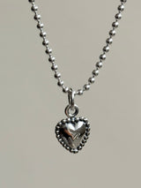 【お好きな刻印お入れします】Original Message series - Heart initial pendant Top -