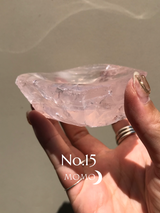 【MOMOMOON】Madagascar Rose quartz candy cup【No.15】