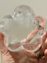 【MOMOMOON】Brazil crystal quartz Flower Tray【MZ0504-12-C】