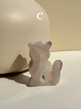 【MOMOMOON】Druzy agate size:M Cat