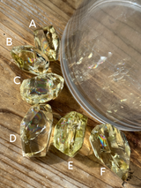 【MOMOMOON】Rainbow Citrine fancy shape【MZ0412-10-D】