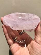 【MOMOMOON】Madagascar Rose quartz candy cup【No.17】