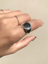 Voluminous antique Ring/size:12-15号