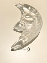 【MOMOMOON】 crystal Crescent Moon