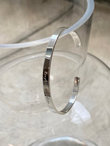 【お好きな刻印お入れします】Original Message series -4mm Cuff Bangle-