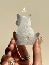 【MOMOMOON】Druzy agate size:M Cat