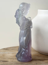 【MOMOMOON】158mm / Large size yttrium fluorite Angel【7】