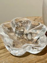 【MOMOMOON】Brazil crystal quartz Flower Tray【MZ0504-12-C】