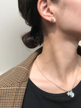 【お好きな刻印お入れします】Original Message series - heart initial mini pierce -