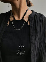 割引対象外【F】- Long Cable design - Pendant necklace Chain