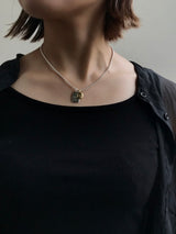 【I+】ロジウムメッキボールチェーン2.3mm