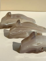 【MOMOMOON】Druzy agate / Dolphin