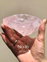【MOMOMOON】Madagascar Rose quartz candy cup【No.16】