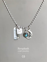 【craft series】Sun&Moon Pendant top 【No.12】