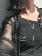 Reeplush TAG PLATE Necklace