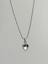 【お好きな刻印お入れします】Original Message series - Heart initial pendant Top -