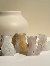 【MOMOMOON】Druzy agate size:M Cat