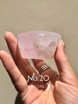 【MOMOMOON】Madagascar Rose quartz candy cup【No.20】