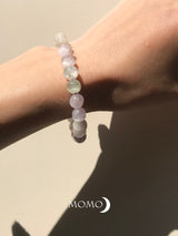 【MOMOMOON】Milky Kunzite Bracelet 1 /Brazil