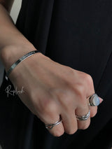 【お好きな刻印お入れします】Original Message series -4mm Cuff Bangle-