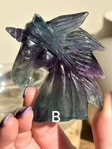 【MOMOMOON】quality:AAA / fluorite unicorn 【MZ0412-B】
