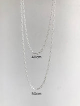 割引対象外【F】- Long Cable design - Pendant necklace Chain