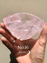 【MOMOMOON】Madagascar Rose quartz candy cup【No.16】