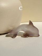 【MOMOMOON】Druzy agate / Dolphin