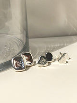 【お好きな刻印お入れします】Original Message series - heart initial mini pierce -