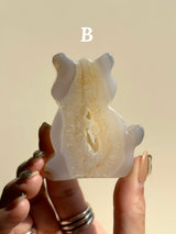 【MOMOMOON】Druzy agate size:M Cat