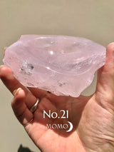【MOMOMOON】Madagascar Rose quartz candy cup【No.21】