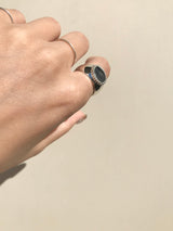 Voluminous antique Ring/size:12-15号