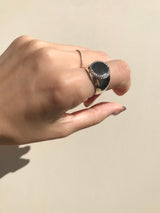 Voluminous antique Ring/size:12-15号