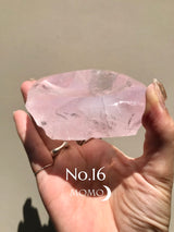 【MOMOMOON】Madagascar Rose quartz candy cup【No.16】