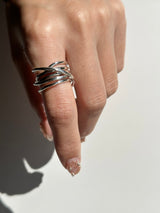 size:8-7号/stand out Ring