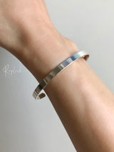 【お好きな刻印お入れします】Original Message series -4mm Cuff Bangle-